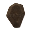 Flocking Opaque Resin Cabochons RESI-K033-07E-1