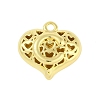 Hollow Brass Pendants for Valentine's Day KK-M289-03C-G-1