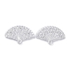 Transparent Acrylic Pendants TACR-A004-07A-02-2