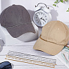 12Pcs 6 Styles 304 Stainless Steel Link Baseball Cap Chain AJEW-SC0003-64-3