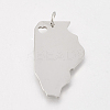 Tarnish Resistant 201 Stainless Steel Pendants STAS-T038-77-2