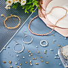   300Pcs 3 Colors 5 Sizes Rack Plating Brass Beads KK-PH0006-41-5