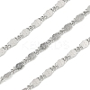 304 Stainless Steel Twisted Figaro Chains CHS-G052-01P-1