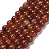 Natural Striped Agate/Banded Agate Beads Strands G-B079-A05-03A-2