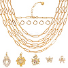 DIY Necklaces Making Kits DIY-BBC0002-74-7
