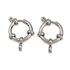 304 Stainless Steel Spring Ring Clasps STAS-B095-02P-02-1