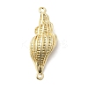 Sea Animals Brass Connector Charms KK-Z137-20G-01-1