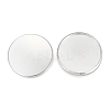 304 Stainless Steel Plain Edge Bezel Cups STAS-E460-10S-25MM-1