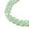 Electroplate Imitation Jade Glass Rondelle Beads Strands LS-EGLA-F050B-02AB-3