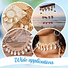 50Pcs Natural Cowrie Shell Pendants FIND-BBC0003-13-6