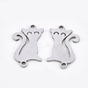 Tarnish Resistant 201 Stainless Steel Kitten Links connectors LS-STAS-T044-58P-2