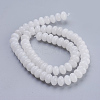 Natural White Jade Beads Strands G-P354-18-8x5mm-2