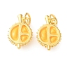 Brass Pendants KK-D111-04C-G-1