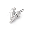 Brass Rhinestone Pendants KK-E793-12P-2