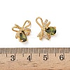 Brass Micro Pave Cubic Zirconia Pendants KK-Z136-58G-01-3
