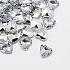 Imitation Taiwan Acrylic Rhinestone Cabochons GACR-A018-12x12mm-01-1