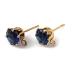 Ion Plating(IP) 304 Stainless Steel Stud Earring Findings X-STAS-M315-02G-03-2