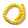 Glazed Porcelain Beads PORC-E017-02G-2