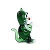 Handmade Lampwork Cat Figurine Display Decorations LAMP-N034-26D-3