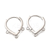 Brass Stud Earring Findings KK-Q035-08P-1