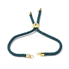 Cotton Cord Bracelet Making KK-F758-03M-G-1
