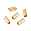 SHEGRACE Brass Tube Beads XGRPCP415-250G-1