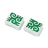 Dyed & Heated Baking Paint Glass Beads LAMP-D004-03C-2