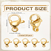 20Pcs 304 Stainless Steel Lobster Claw Clasps STAS-LP0005-05-2