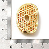 Brass Cubic Zirconia Pendants KK-M295-13G-D-3