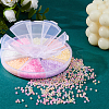 80G 8 Colors Luminous Glow in the Dark Cylinder Seed Beads SEED-DC0001-16B-4