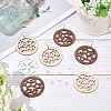 DIY Wooden Dangle Earring Making Kits DIY-FH0002-82-2
