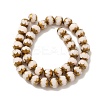 Opaque Solid Color Glass Beads Strands GLAA-G098-02D-2
