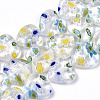 Handmade Millefiori Lampwork Beads Strands LAMP-N023-001K-1