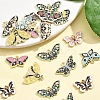 24Pcs 12 Styles Alloy Enamel Pendants ENAM-FS0001-94-2