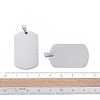 Anti-Tarnish 304 Stainless Steel Pendants STAS-I311-03A-P-4