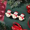 Christmas Theme Resin Alligator Hair Clips PHAR-JH00112-2