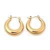 PVD Vacuum Plating 304 Stainless Steel Chunky Hoop Earrings for Women LS-EJEW-F280-06C-G-4