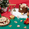 40Pcs 10 Styles Christmas Theme Alloy Enamel Pendants ENAM-SC0005-57-4