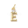 Brass Pave Clear Cubic Zirconia Charms KK-A273-01G-E-1