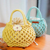 36Pcs 6 Colors Silk Cloth Artifical Flower DIY-LP0003-30A-3