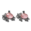 Cherry Quartz Glass Pendant G-H083-02AS-10-1