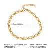 Simple and Stylish Stainless Steel Twisted Chain Anklets for Women WP4497-1-2
