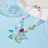Star Glass Beaded Pendants Decorations HJEW-JM01273-2