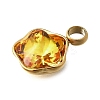 304 Stainless Steel Pendants STAS-Q346-02G-07-3