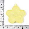 Spray Painted Alloy Big Pendants PALLOY-T092-81E-3