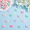 50Pcs 5 Colors Resin Cartoon Bowknot Cabochons FIND-SC0019-58-3