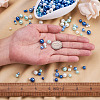 12 Strands 12 Style Baking Paint Pearlized Glass Pearl Round Bead Strands HY-CW0001-02-7