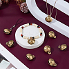 Brass Bell Pendants KKB-FH0001-01C-5