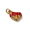 304 Stainless Steel Enamel Charms Ion Plating(IP) STAS-B097-08G-02-1