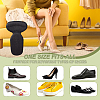 14 Pairs 5 Colors Foam & Silicone T Shape Heel Sticker AJEW-GA0007-73-6